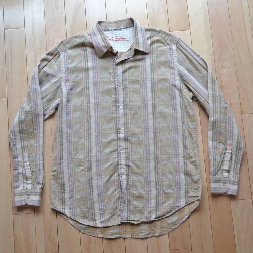 Robert Graham Button Down Shirt Size L